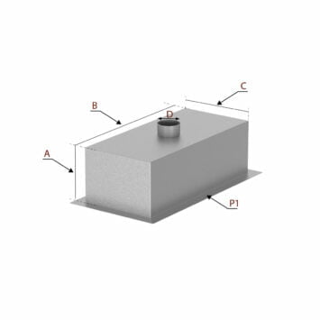 Boite à bouche type 1 gaine sur-mesure