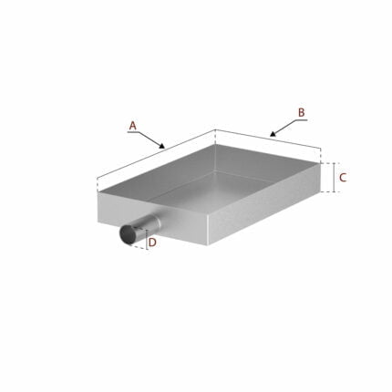 Bac condensation gaine sur-mesure