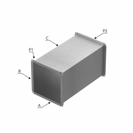 Gaine rectangulaire gaine sur-mesure