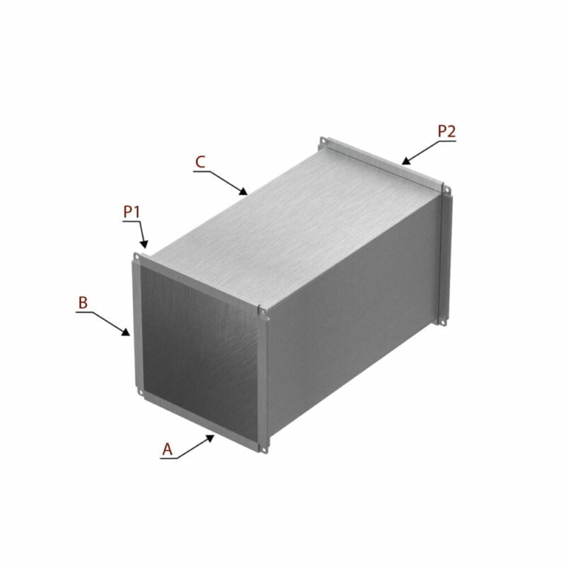 Gaine rectangulaire gaine sur-mesure