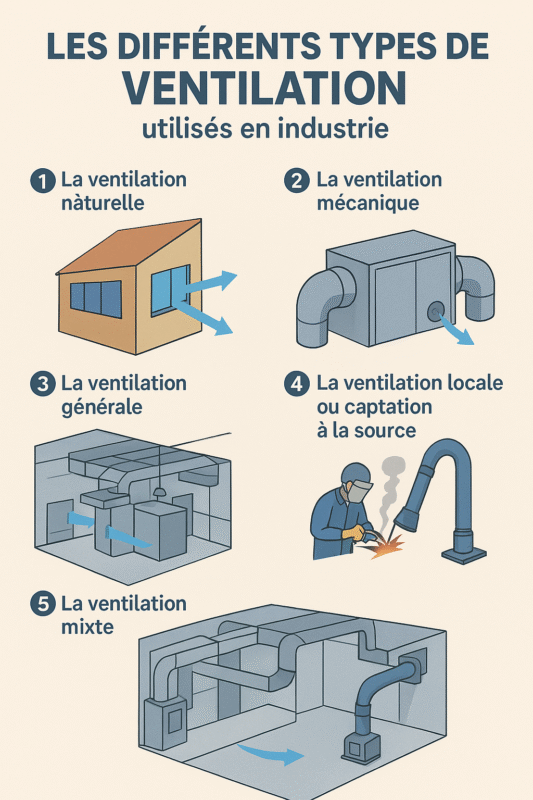 différents types de ventilation industrielle eidf